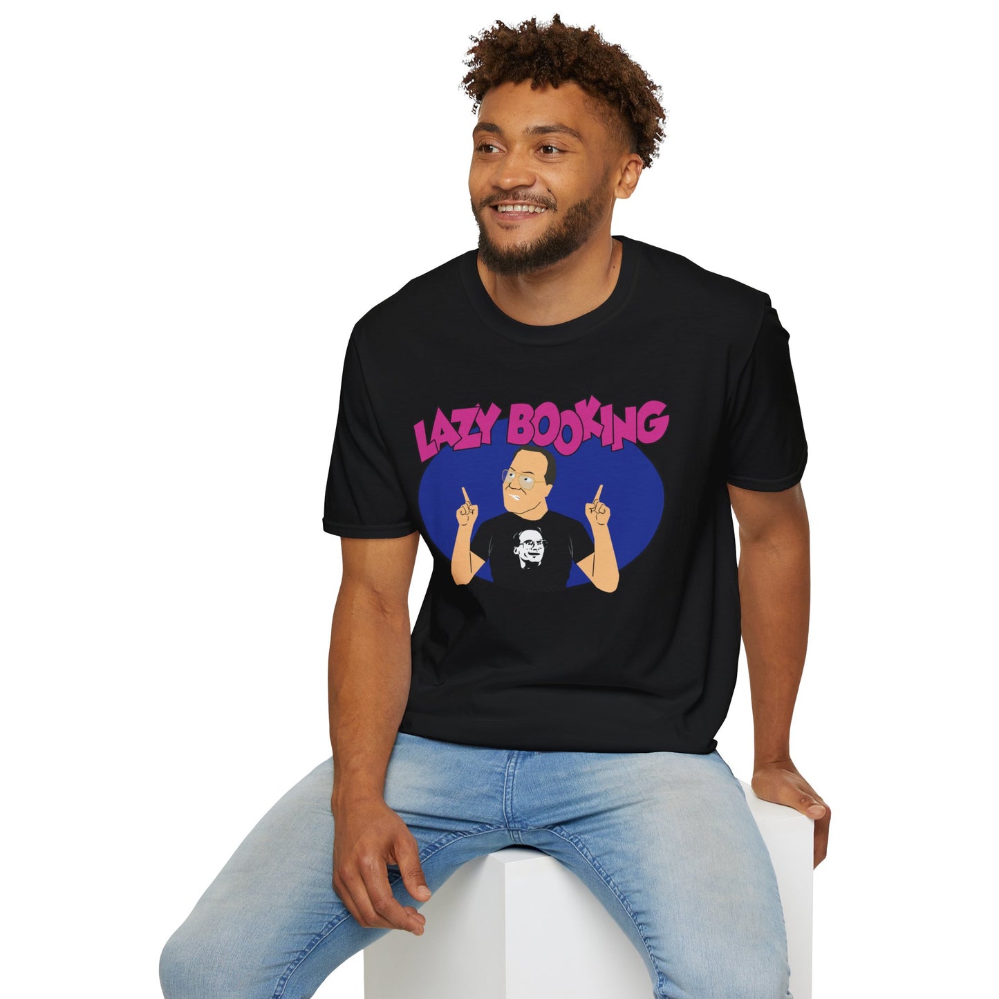 Official Jim Cornette "Lazy Booking" shirt