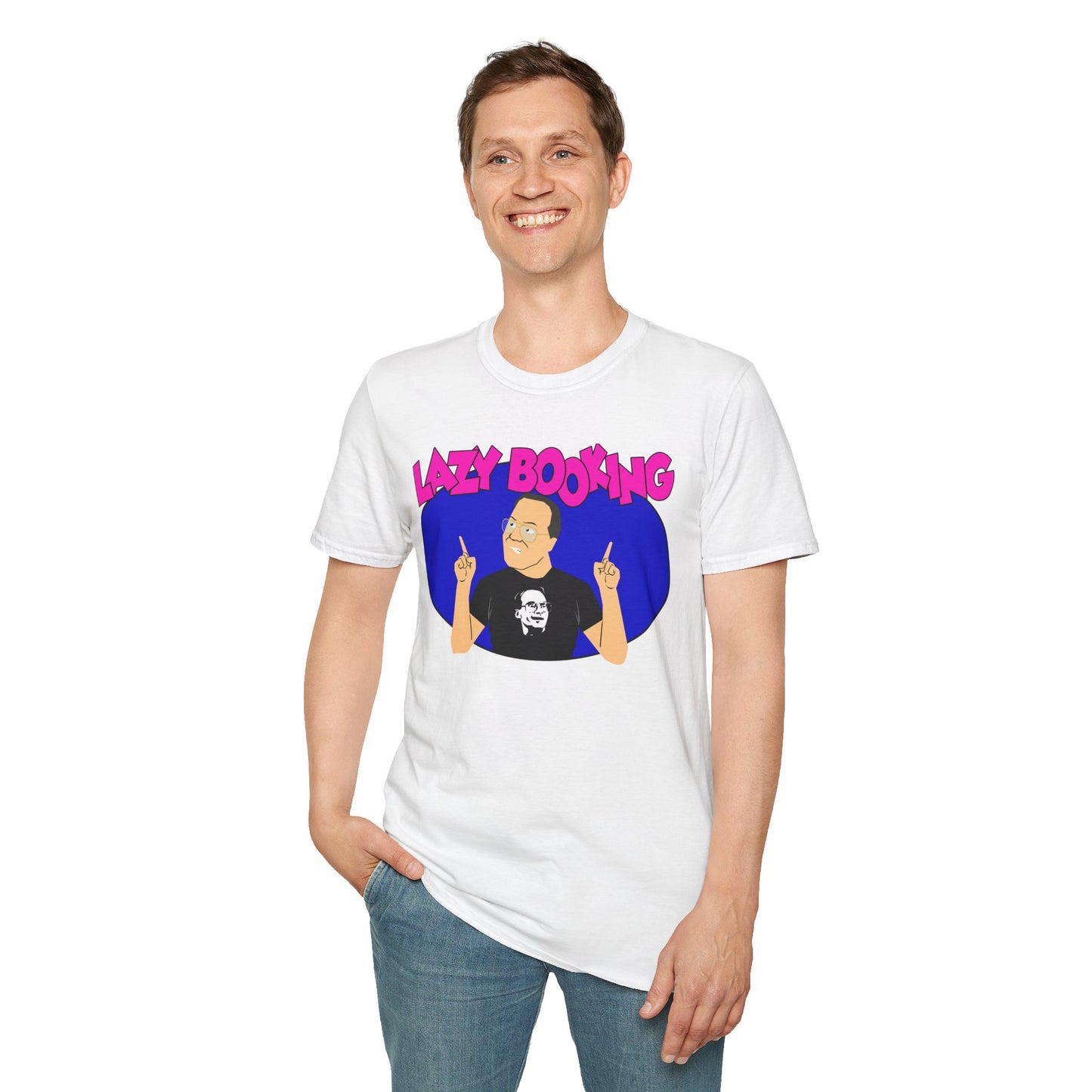 Official Jim Cornette "Lazy Booking" shirt
