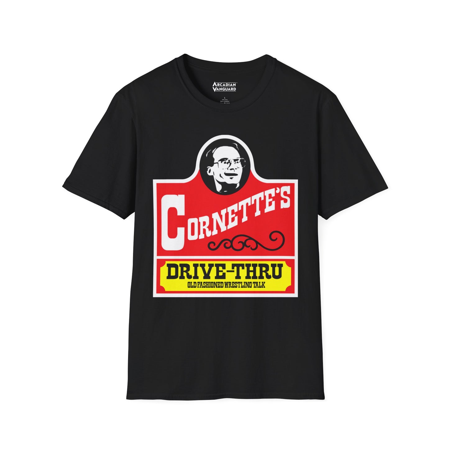 Official Jim Cornette Drive-Thru logo shirt