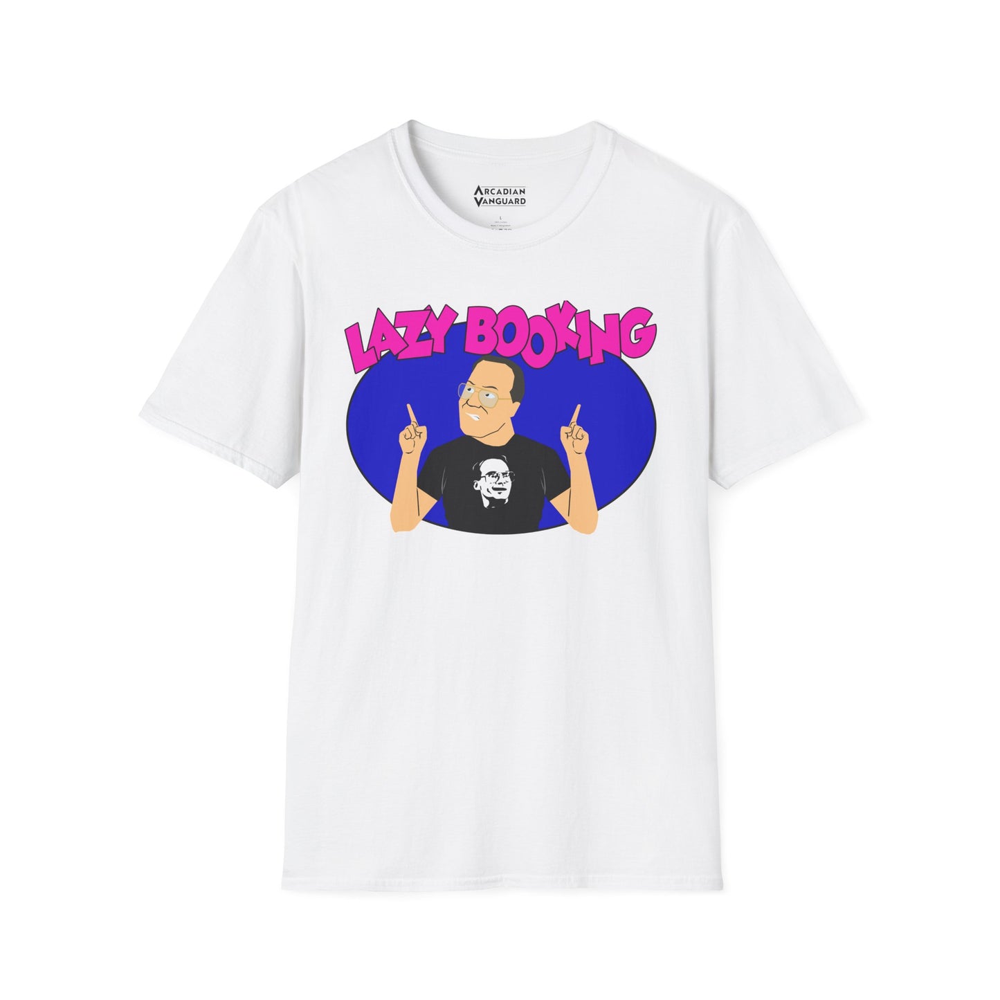 Official Jim Cornette "Lazy Booking" shirt